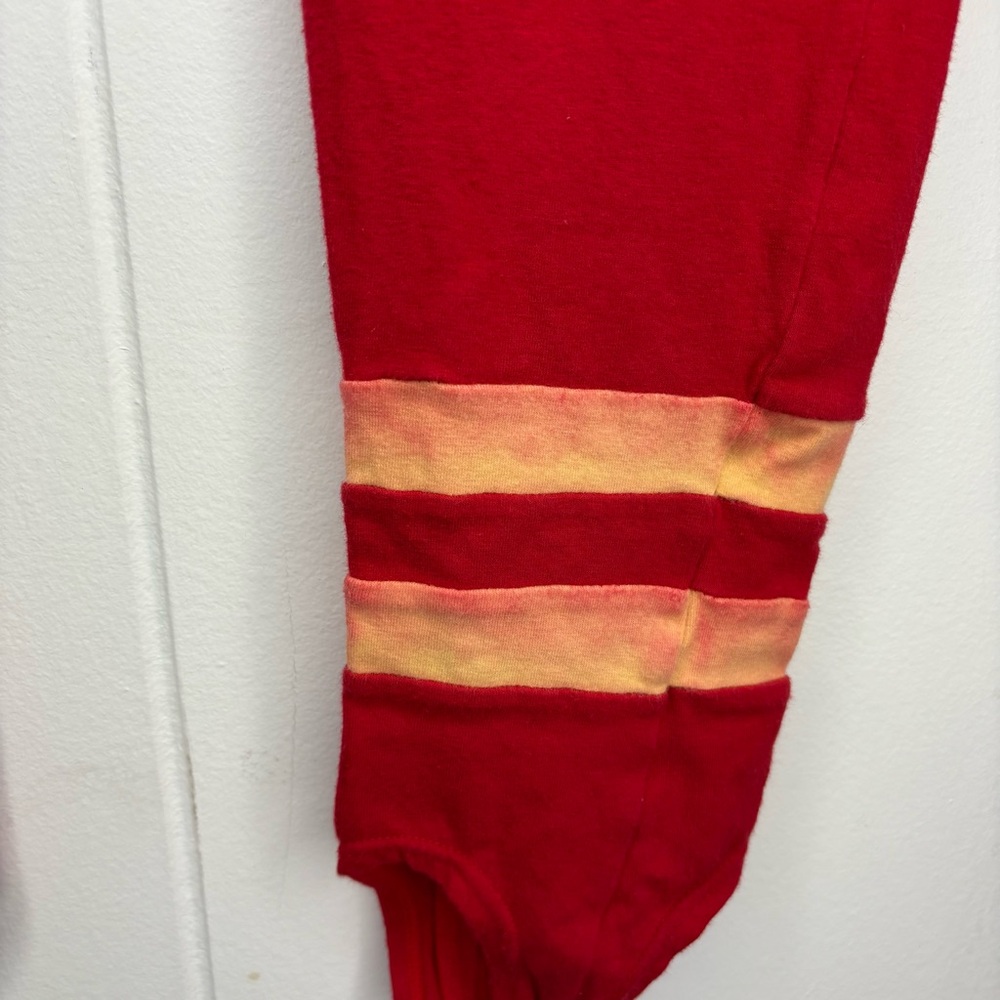VINTAGE Ralph Lauren POLO Red Black Leotard Ski Outfit Stirrups One Piece 90’s - Picture 8 of 13